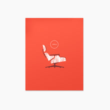 Mid Century Eames Lounge Chair Poster